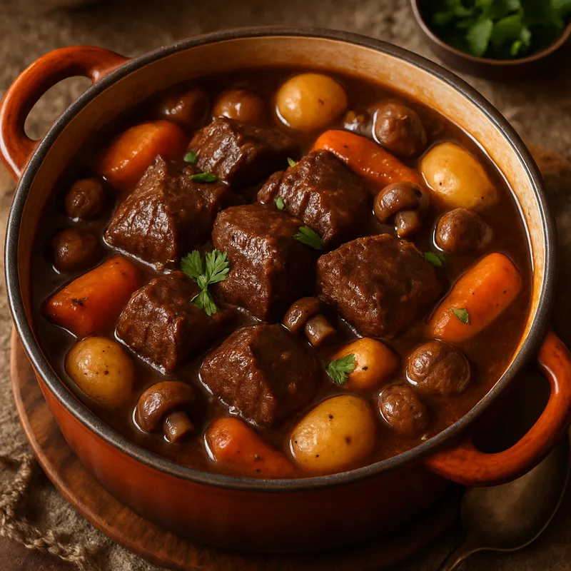 Avignon Beef Daube (Provenzalischer Rindfleischeintopf)