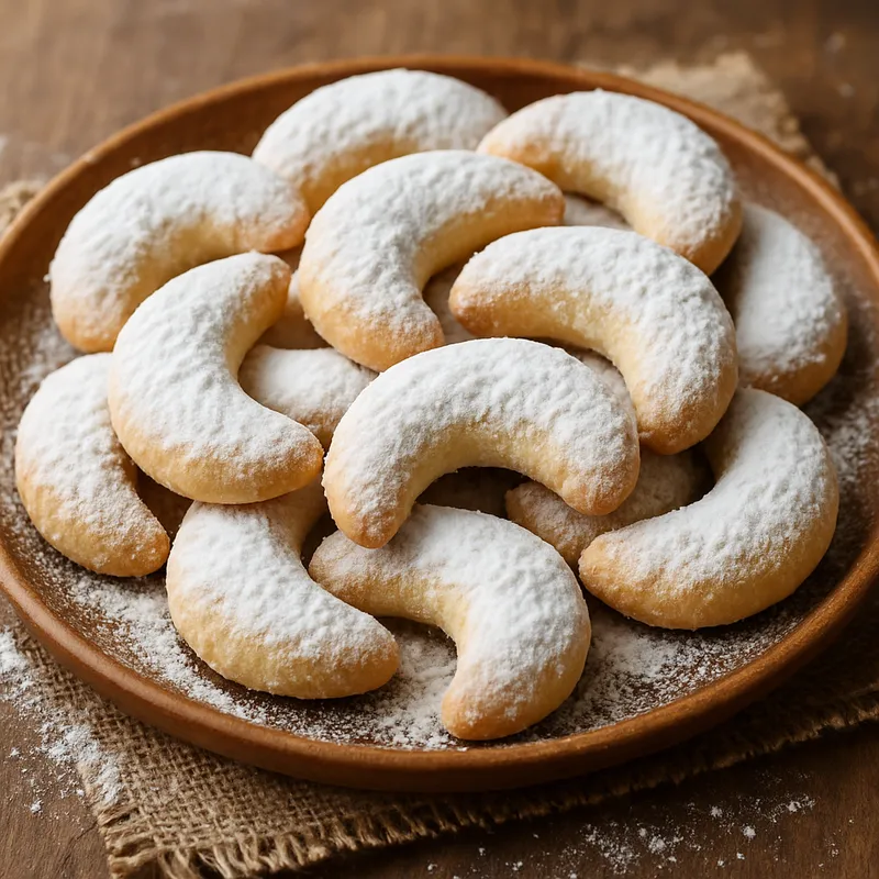 Ay Kurabiye (Halbmond-Plätzchen)