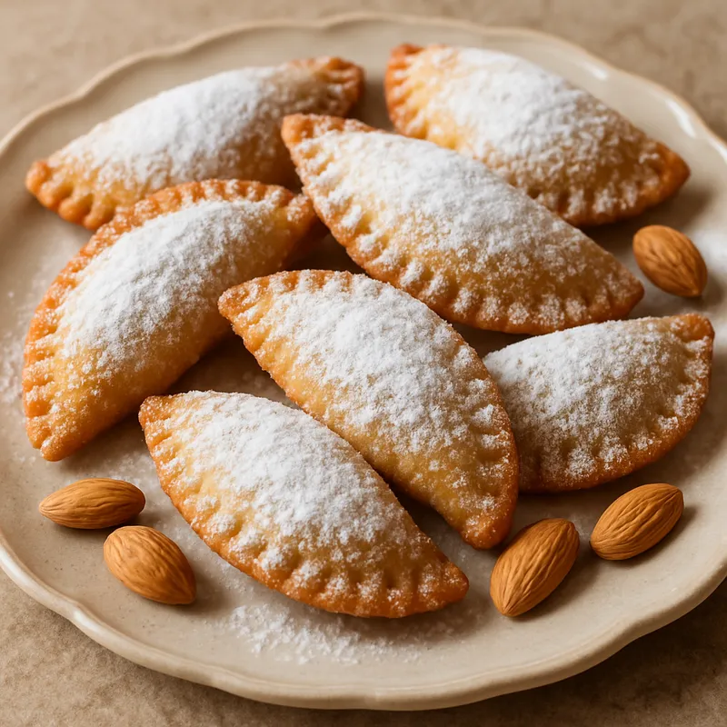 Azevias (Mandel-Teigtaschen)