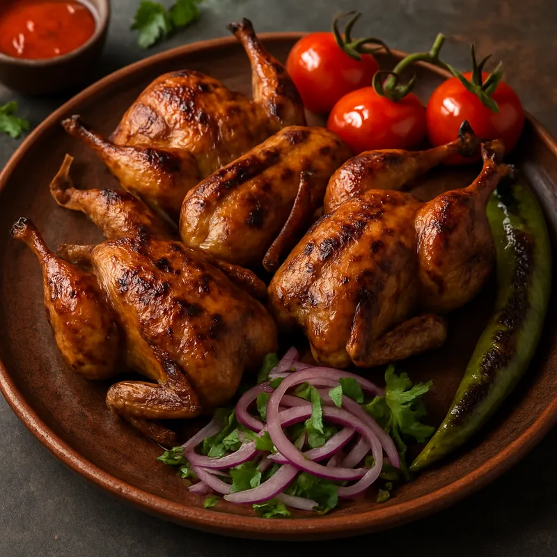 Bıldırcın Izgara (Gegrillte Wachtel)