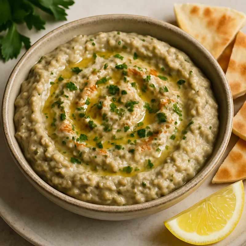 Babaganuş (Geräucherter Auberginen-Dip)