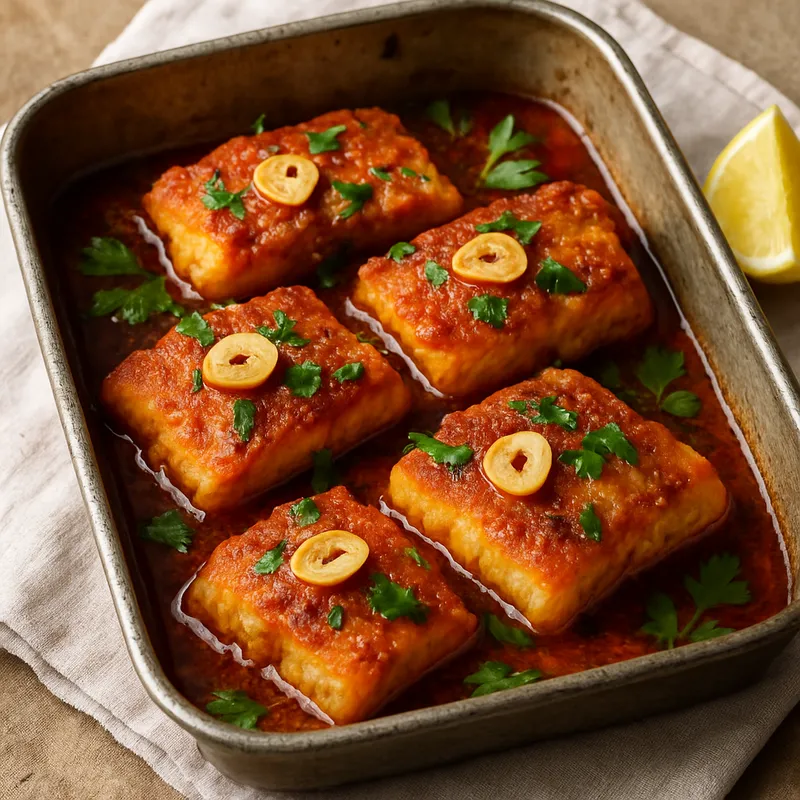 Bacalao a La Llauna (Katalanischer Stockfisch)