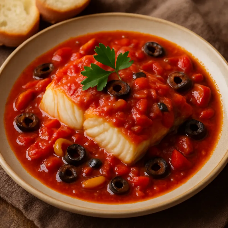 Bacalao a la Vizcaína (Baskischer Salzkabeljau)