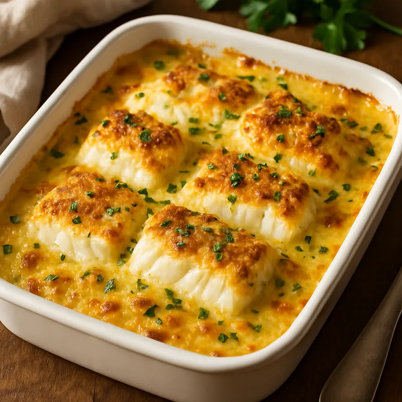 Bacalao Gratinado (Überbackener Kabeljau)