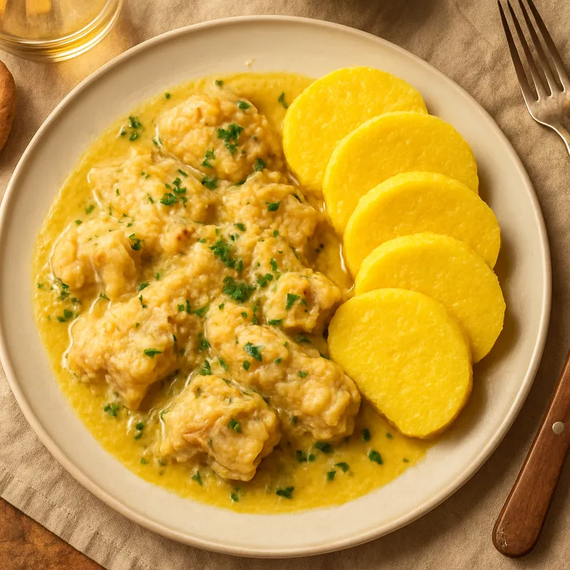 Baccalà alla Vicentina (Stockfisch nach Vicenzaner Art)