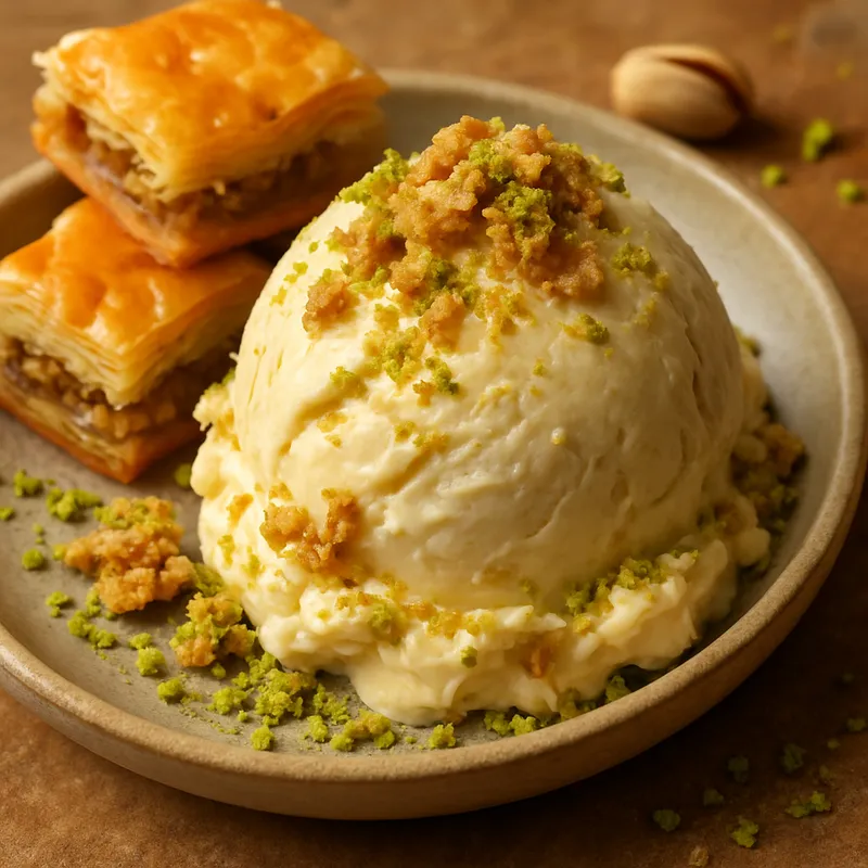 Baklava-Eis
