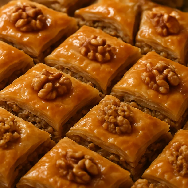 Baklava mit Walnüssen