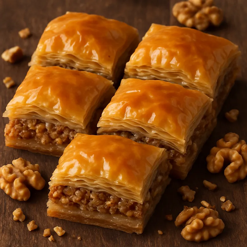 Baklava mit Walnussfüllung