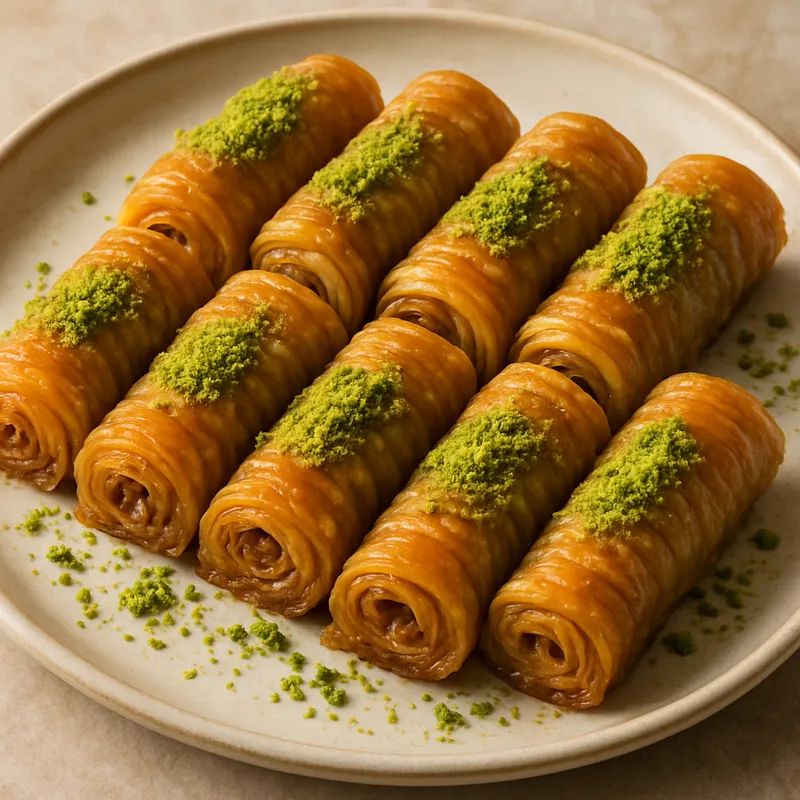 Baklava-Rollen