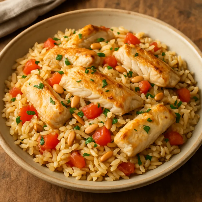 Balik Pilavi (Fischpilaf)