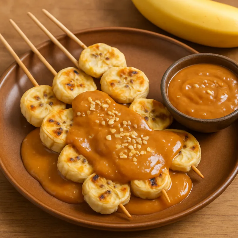 Bananen-Satay-Sauce (Sate Gluay)