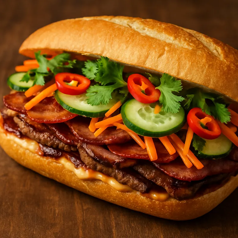 Banh Mi American Fusion Sandwich