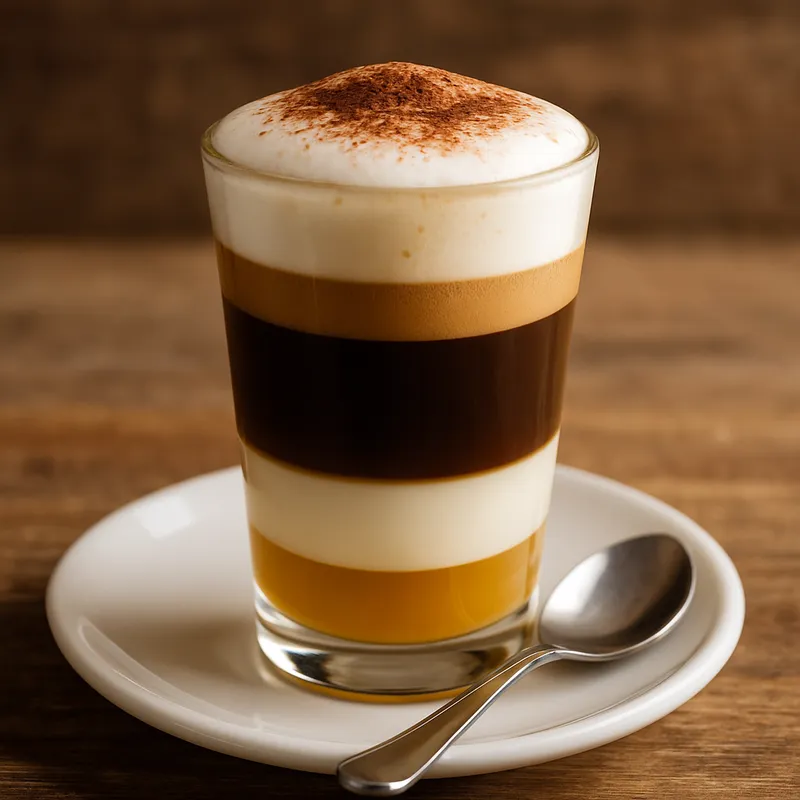 Barraquito (Kanarischer Schichtkaffee)