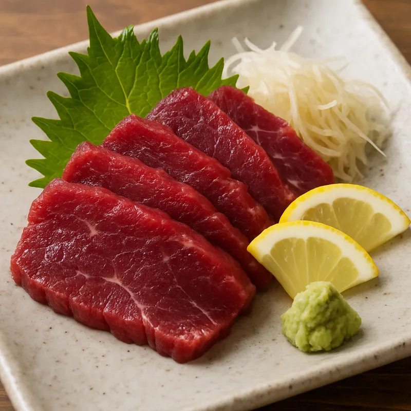 Basashi (Pferdefleisch-Sashimi)