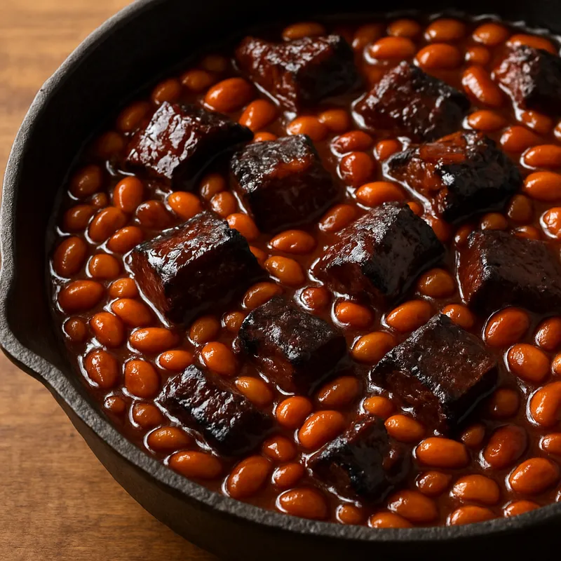 BBQ Burnt Ends Bohnen