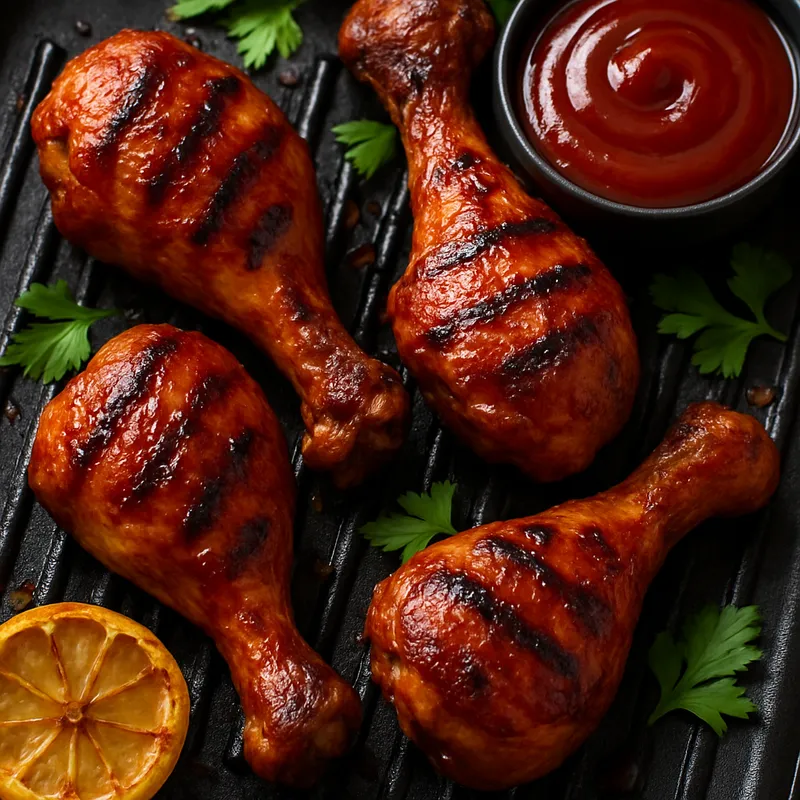 BBQ Hähnchenkeulen