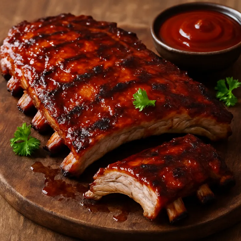 BBQ Ribs (Costillas a La Barbacoa)
