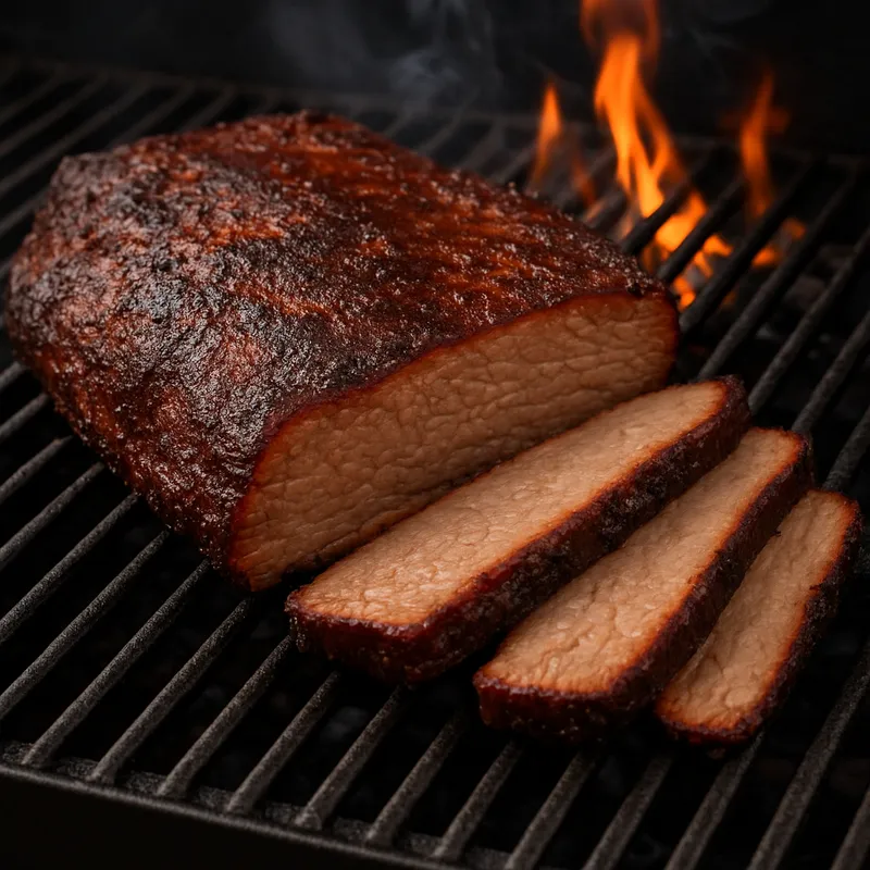 BBQ Rinderbrust vom Grill