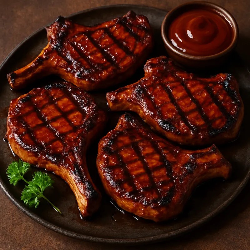 BBQ Schweinekoteletts