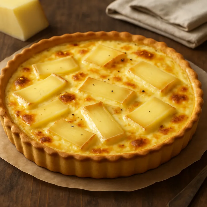 Beaufort-Käse-Tarte