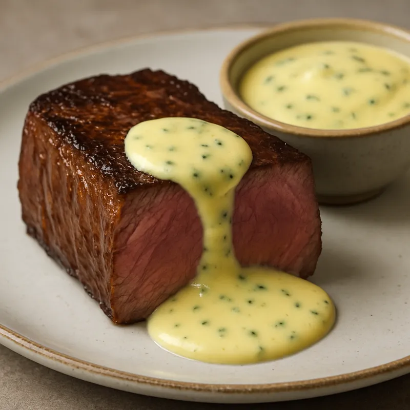 Beef Pavé mit Sauce Béarnaise