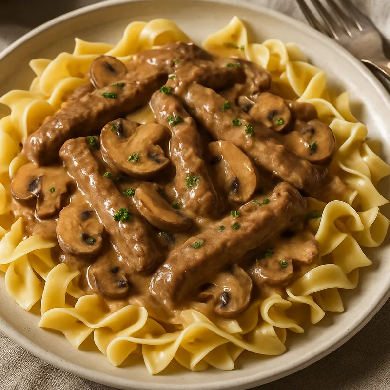Beef Stroganoff (amerikanische Art)