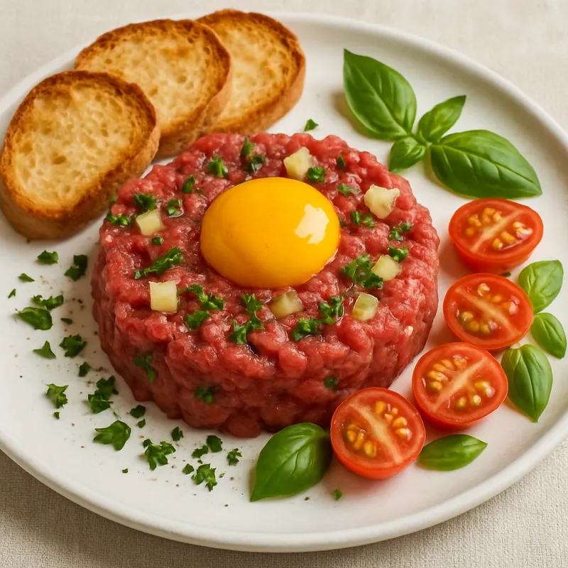 Beef Tartare auf Italienische Art