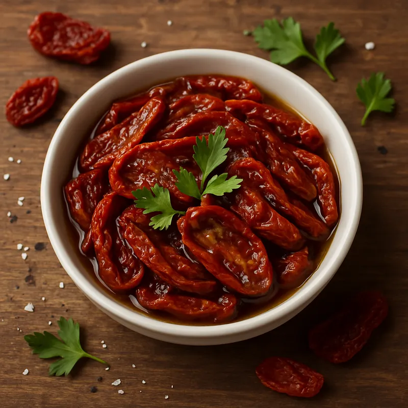 Beilage mit getrockneten Tomaten
