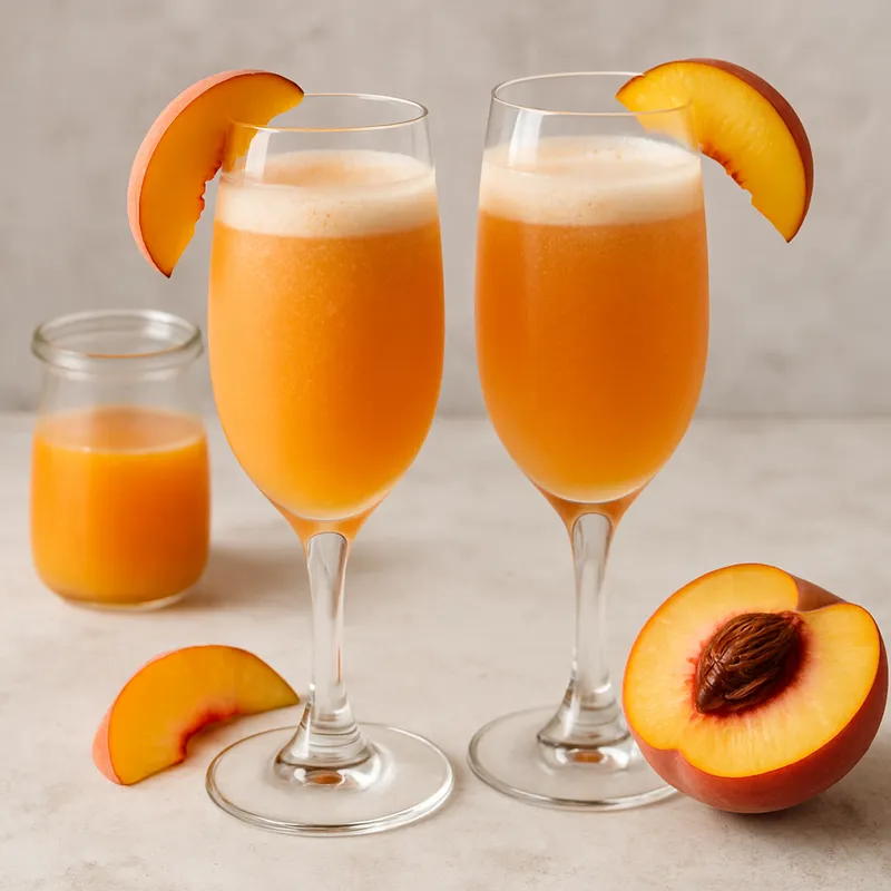 Bellini (Pfirsich-Prosecco-Cocktail)