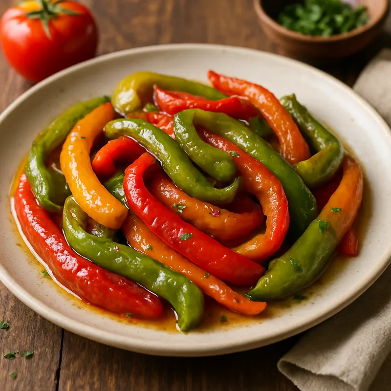 Biber Kizartma (Gebratene Paprika)