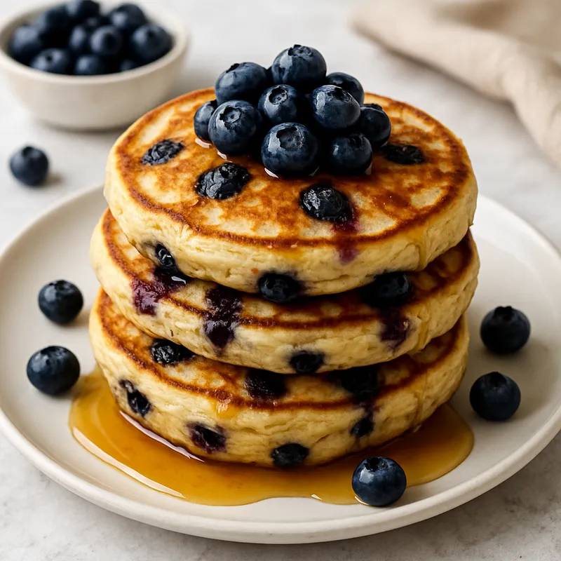 Blaubeer-Pfannkuchen