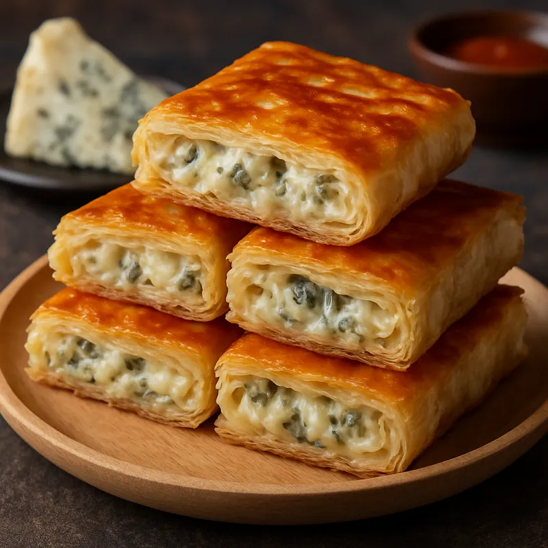 Blauschimmelkäse-Börek (Küflü Peynirli Börek)