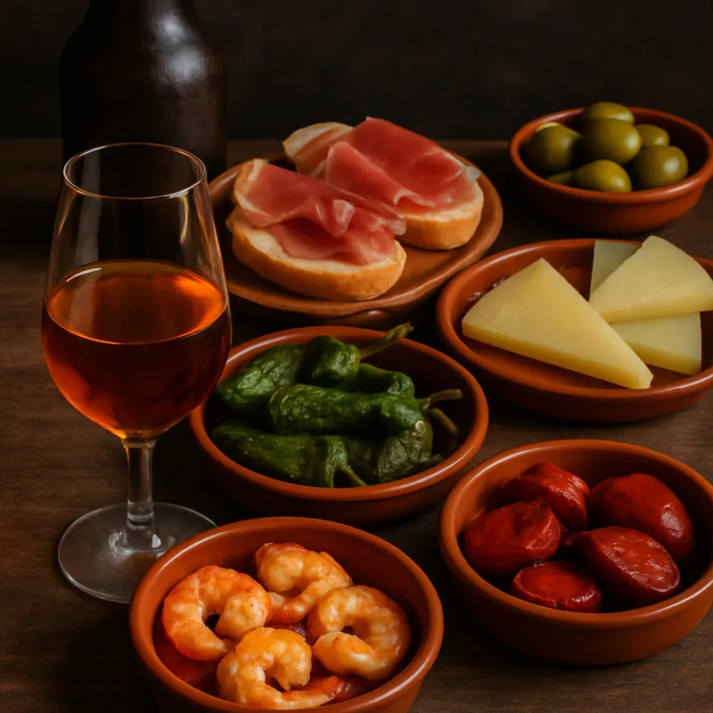 Bodega-Sherry und Tapas-Pairing