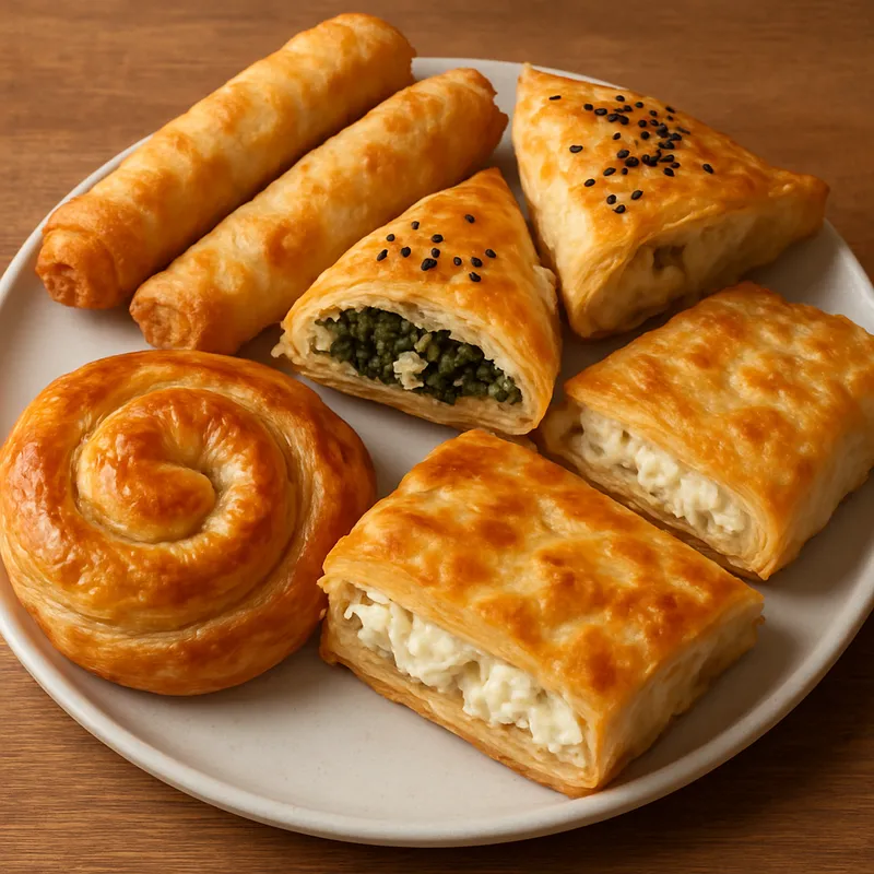Börek Çeşitleri (Gemischte türkische Börek-Platte)