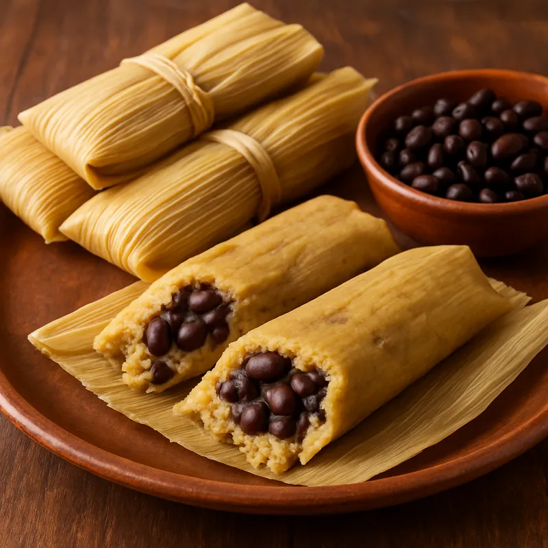 Bohnen-Tamales