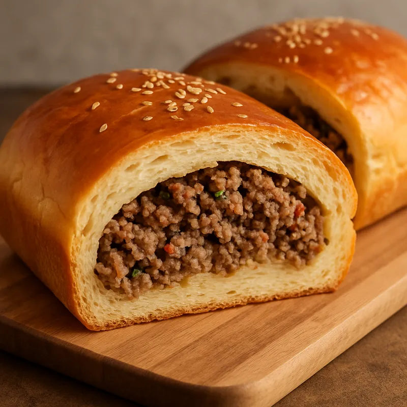 Bola De Carne (Brasilianisches Fleischbrot)