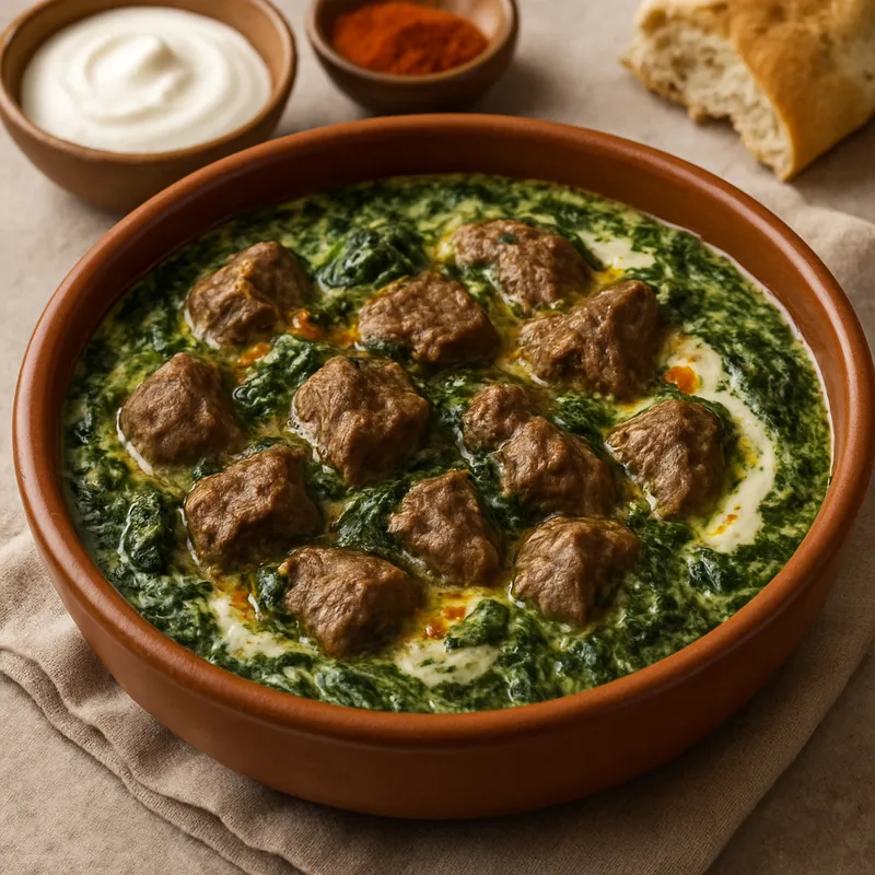 Borani – Spinat-Joghurt-Fleischeintopf