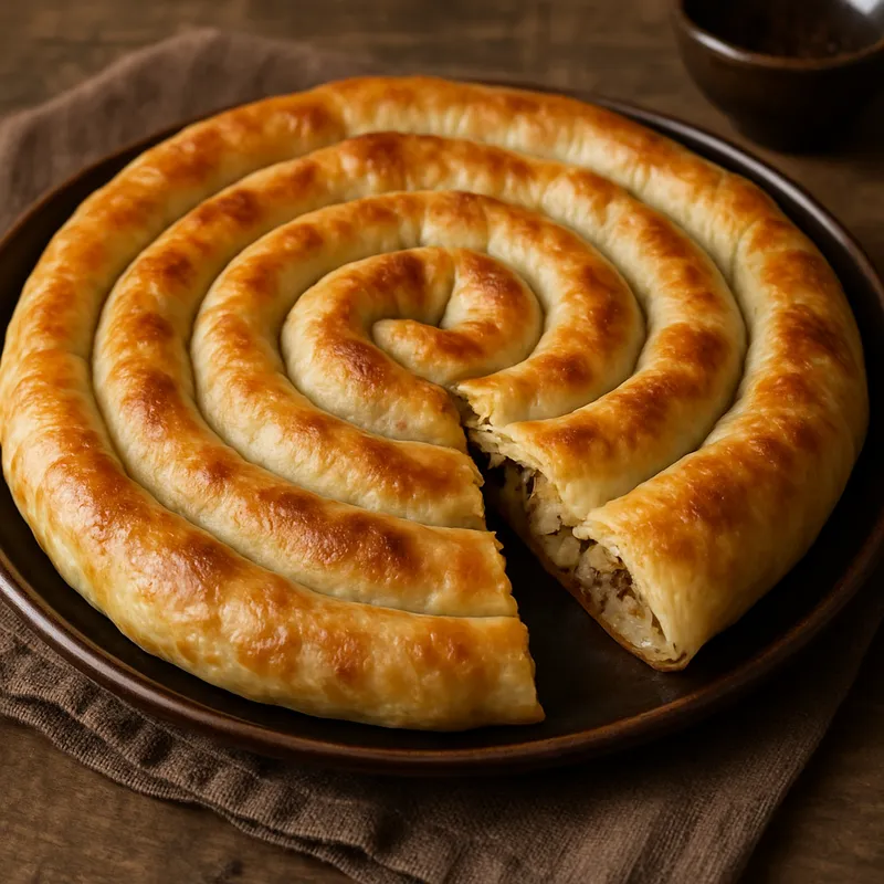Bosnische Spiralgebäck (Bosnak Böreği)