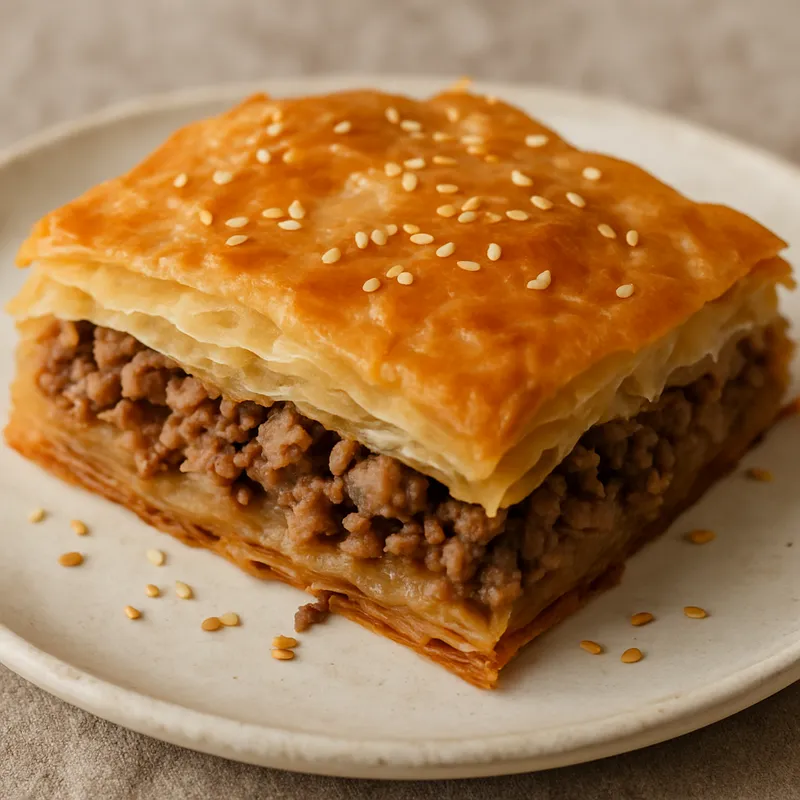 Bougatsa me Kima (Fleisch-Bougatsa)