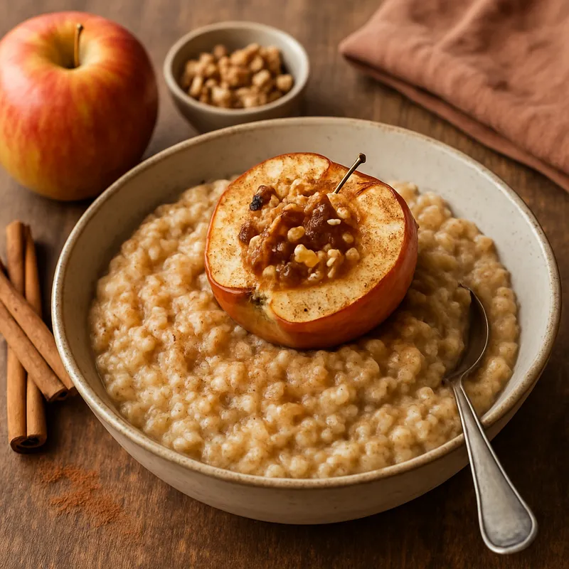 Bratapfel-Porridge