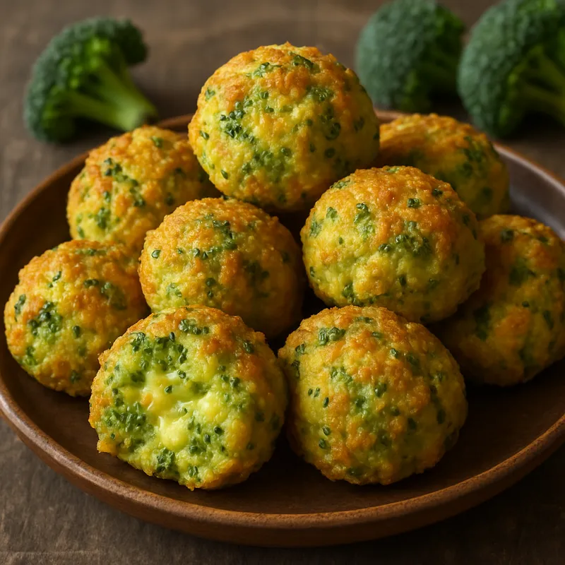 Brokkoli-Käse-Bällchen