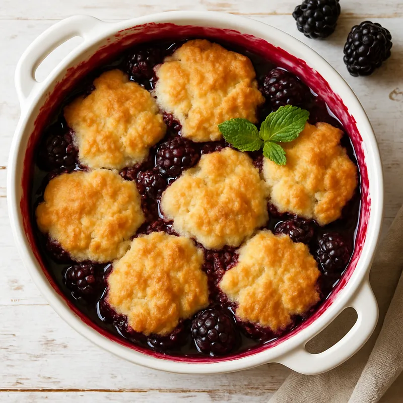 Brombeer-Cobbler