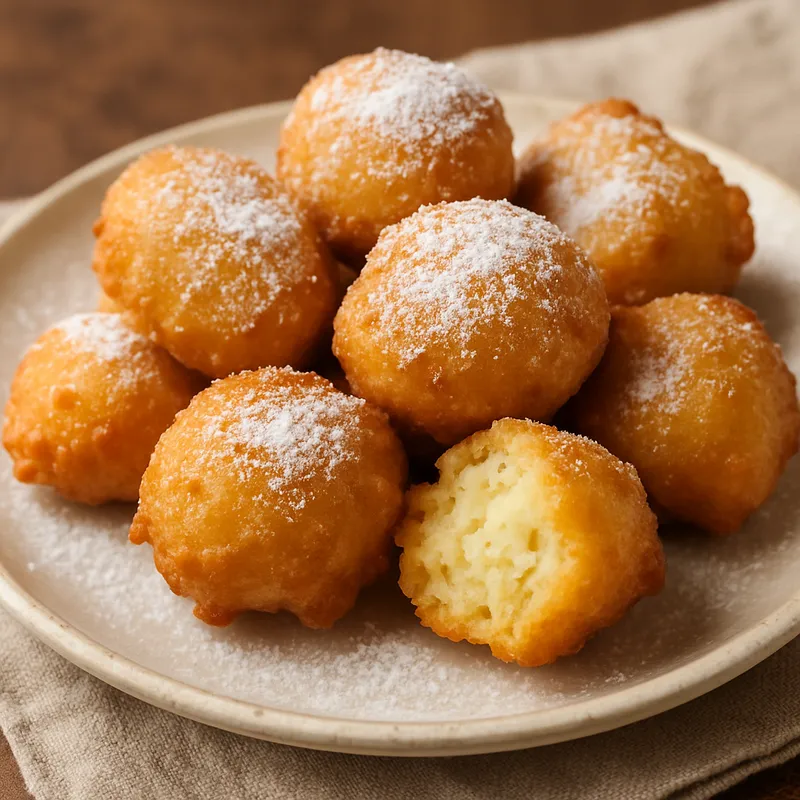 Buñuelos De Bacalao Dulce (Süße Stockfisch-Krapfen)