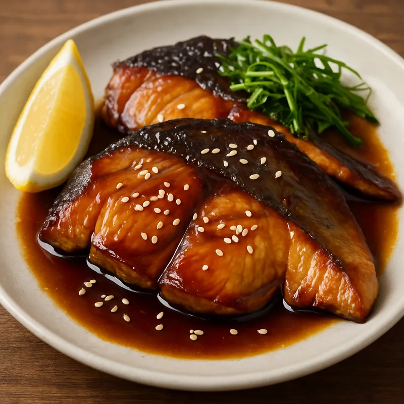 Buri Teriyaki (Gelbschwanzmakrele Teriyaki)