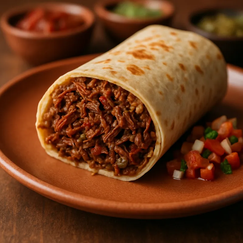 Burrito de Machaca (Trockenfleisch-Burrito)