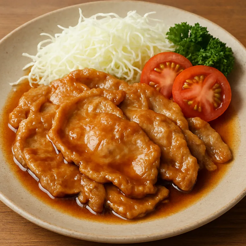 Buta No Shogani (Ingwer-Schweinefleisch)