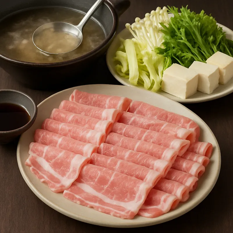 Buta Shabu (Schweinefleisch Shabu-shabu)