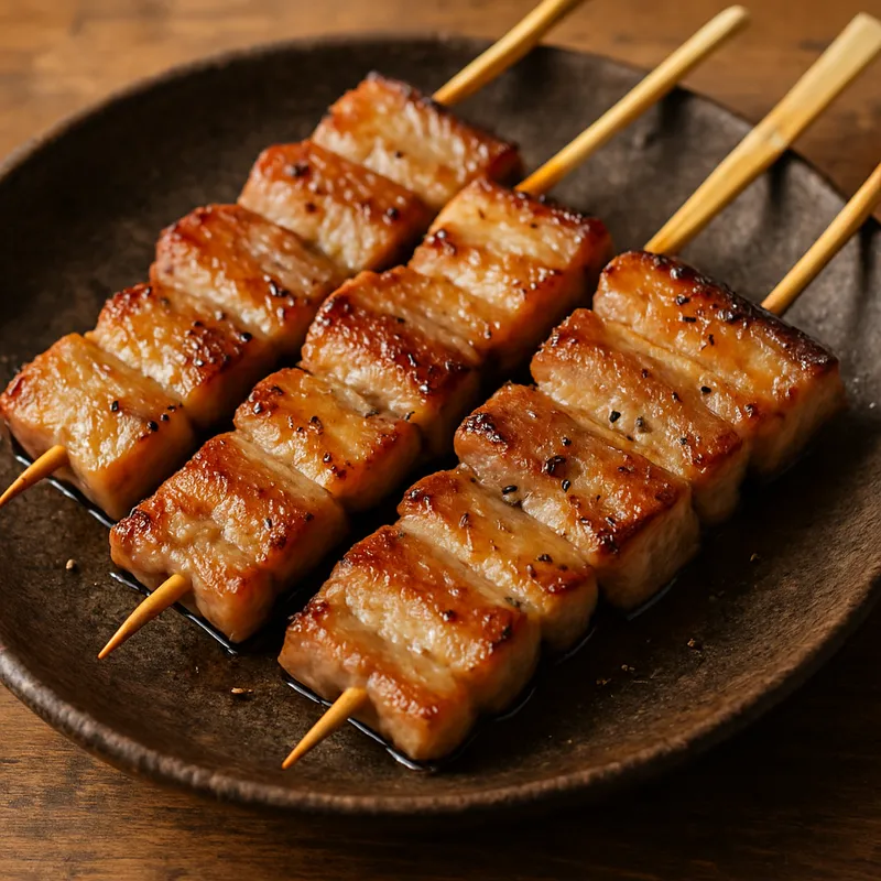 Butabara (Schweinebauch-Spieße)