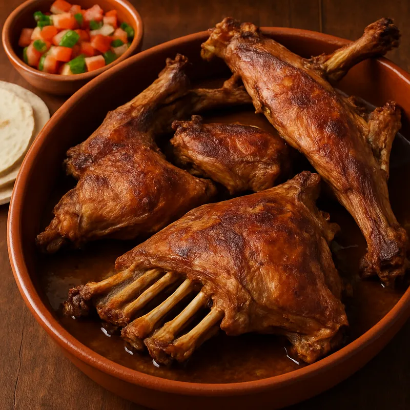 Cabrito Asado Norteño (Nordmexikanisches Zicklein aus dem Ofen)