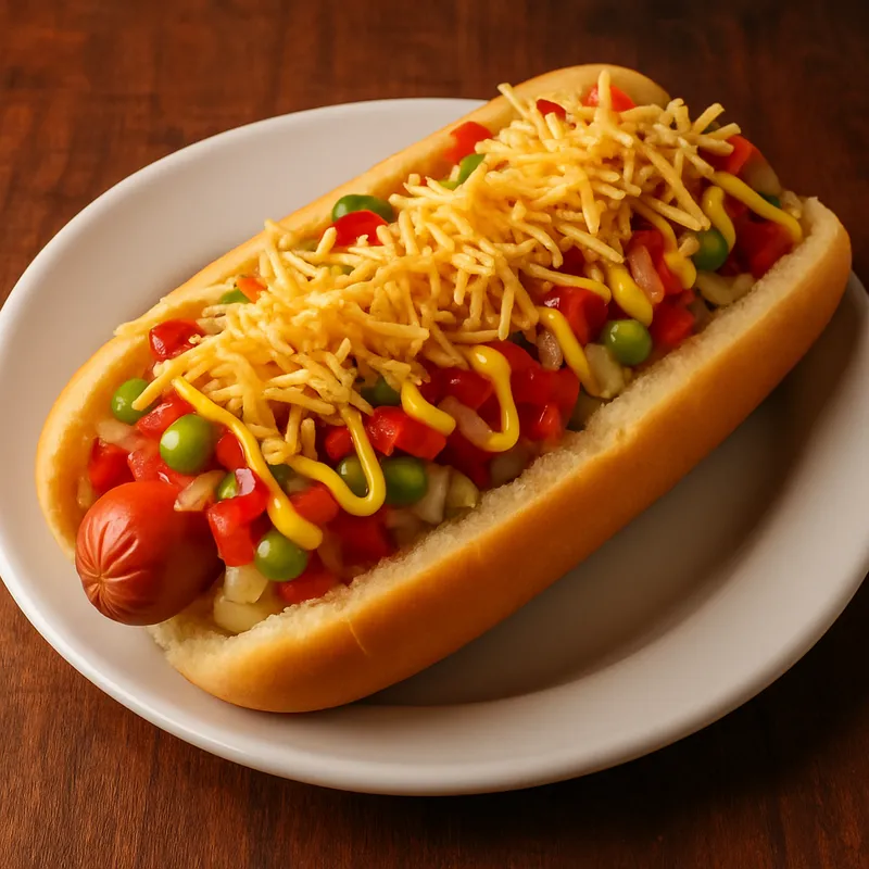 Cachorro Hot Dog auf Portugiesische Art